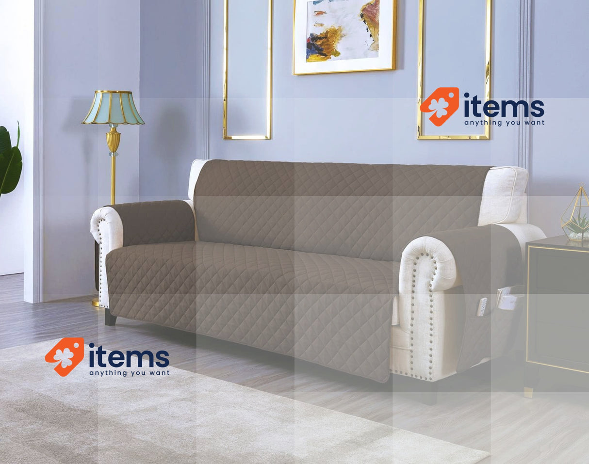 Sofa All Sofas Cover 220 Cm Brown Sevi S Seater Waterproof Scratch - Resistant
