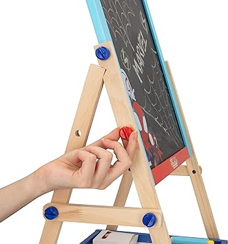 WOOMAX 48757 Spidey Amazing Friends Wooden 2 Sides Easel Board - Multi-Colour
