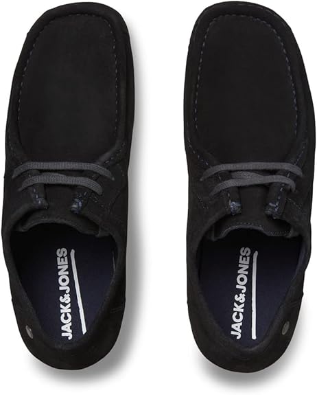 JACK & JONES Men's Jfwoz Suede Trainers Pirate Black 41 EU