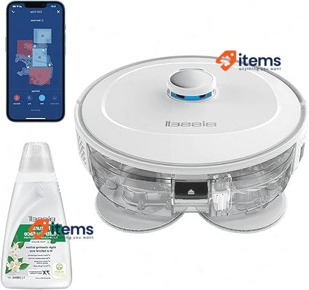 BISSELL SpinWave R5 Suction Robot with Wiper Mop White 3475N Vacuum Cleaner 61