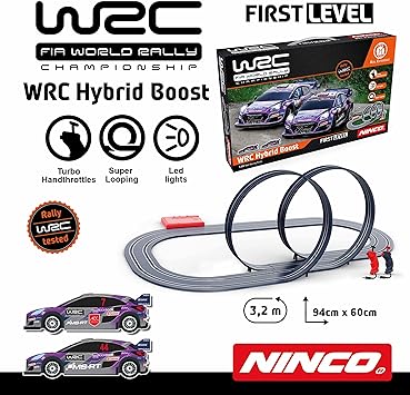 Ninco - WRC Hybrid Boost - Circuit Slot to Scale 1/50 and Tour 320cm