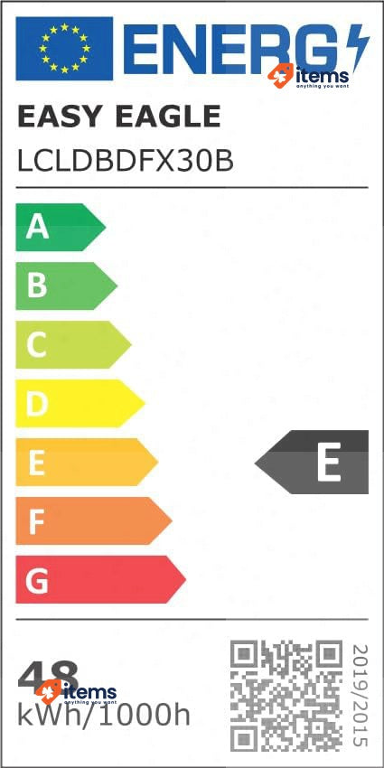 EASY EAGLE LED Fabric Lamp 48W 4800LM Modern Square Plafón Luz Led 3000K