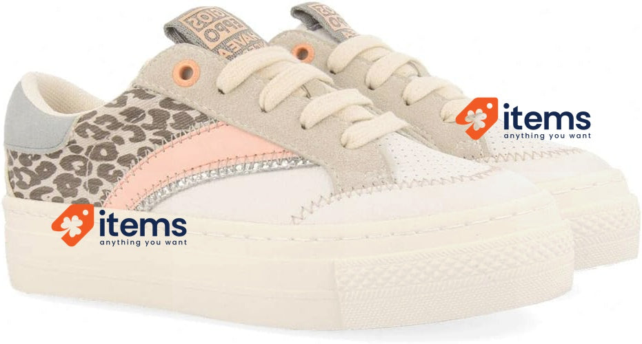 GIOSEPPO Girl's Ibia Sneaker For Girls Size UK 3 EU 35.5 White 35 GIOSEPPO Ibia