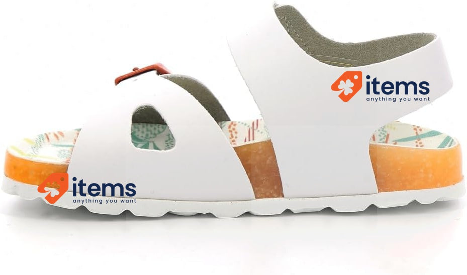 Kickers Mädchen Sunkro Sandale White Sunshine 10 UK Child Sandal Sandals Beach
