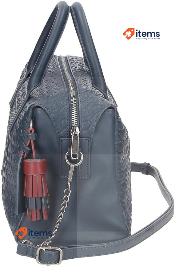 Pepe Jeans Essence Bowling Bag Handbag Blue 31x19x15 Cm Womens Bags Handbags