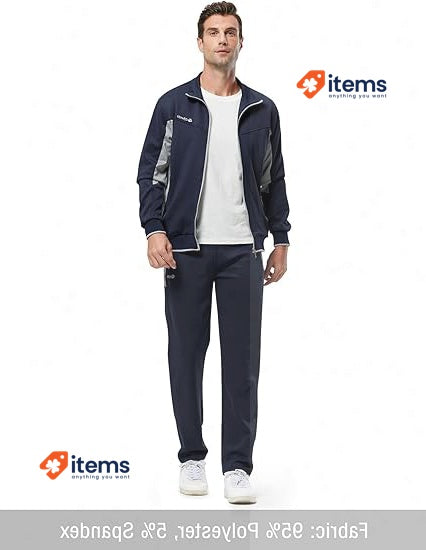 TBMPOY Men's Tracksuits Sweatsuits For Men Sweat Track Suits 2 Piece Casual Comb