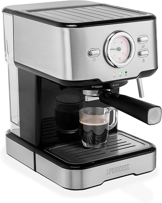 Princess 249415 Espresso coffee machine, Compatible with Nespresso capsules