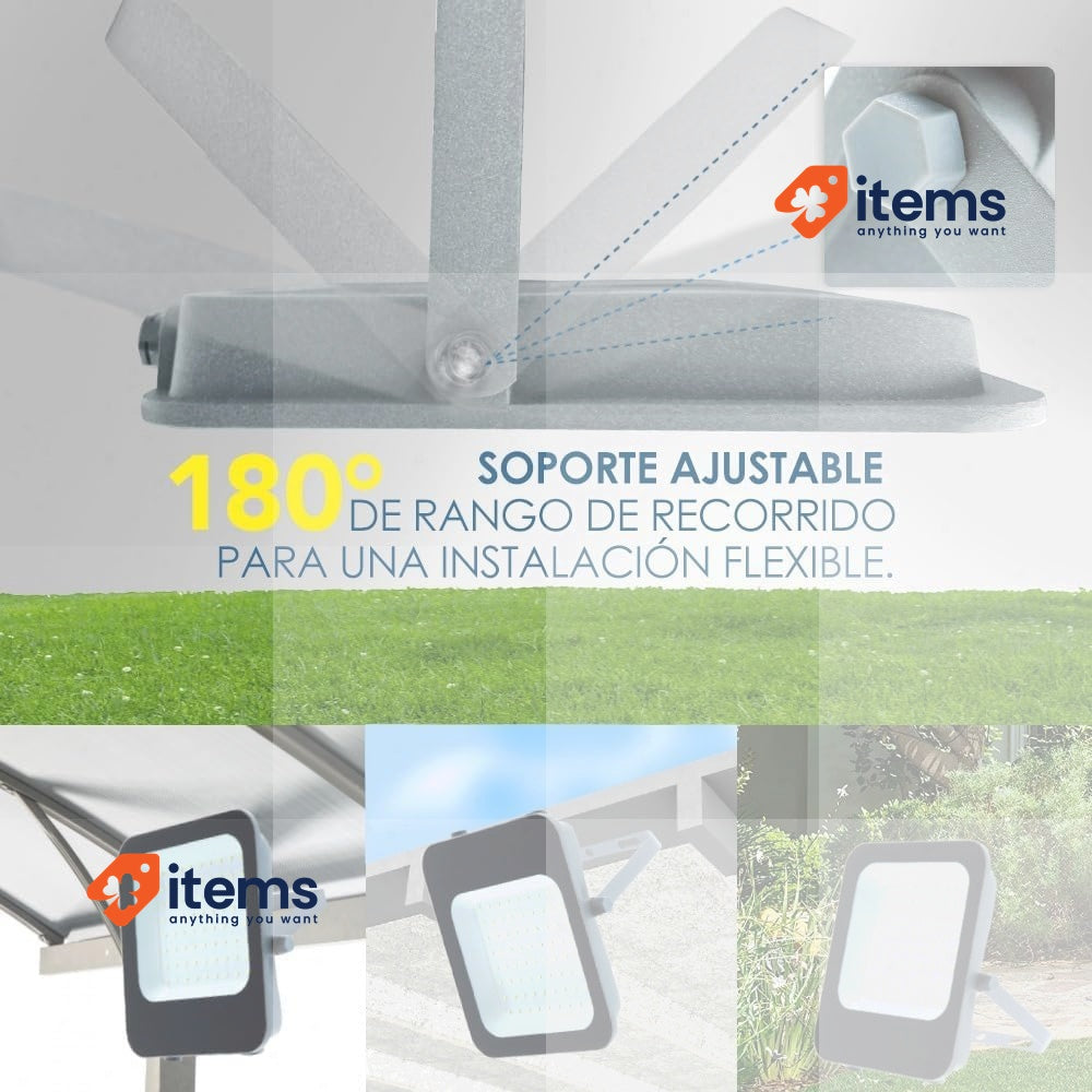 M Ledme - Foco Napoli 150W LED projector, 18,000 lumen, IP65 Regulable