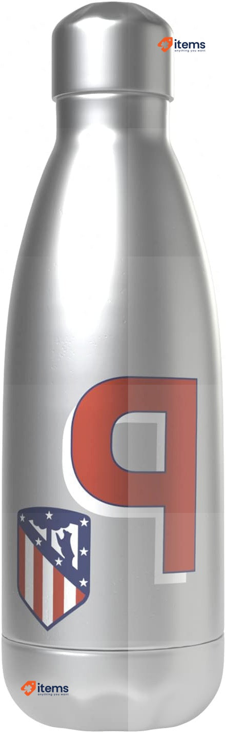 CYP BRAND Atlético De Madrid Stainless Steel Water Bottle Red Airtight Closure