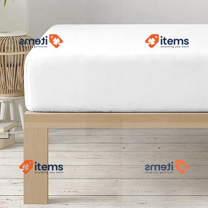Degrees Home - Collection Fitted Sheet 135 X 190 33 Adjustable White Brushed