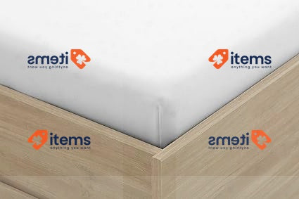 Degrees Home - Collection Fitted Sheet 135 X 190 33 Adjustable White Brushed