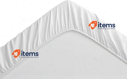 Degrees Home Fitted Sheet 150 X 190 Cm Adjustable - Brushed Microfibre White