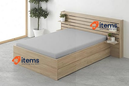 Degrees Home Fitted Sheet Breathable 150 X 190 Cm - Brushed Microfibre Grey 33