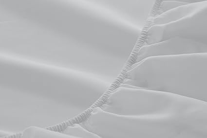 Degrees home Fitted Sheet Breathable 150 x 190 cm – Brushed Microfibre – Grey