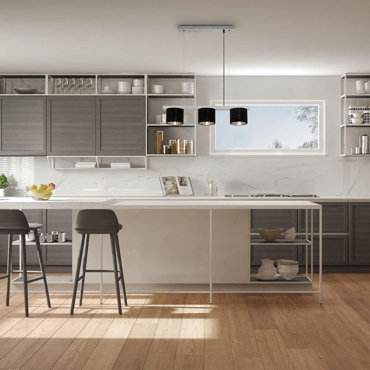 Briloner Leuchten Retro Pendant Light