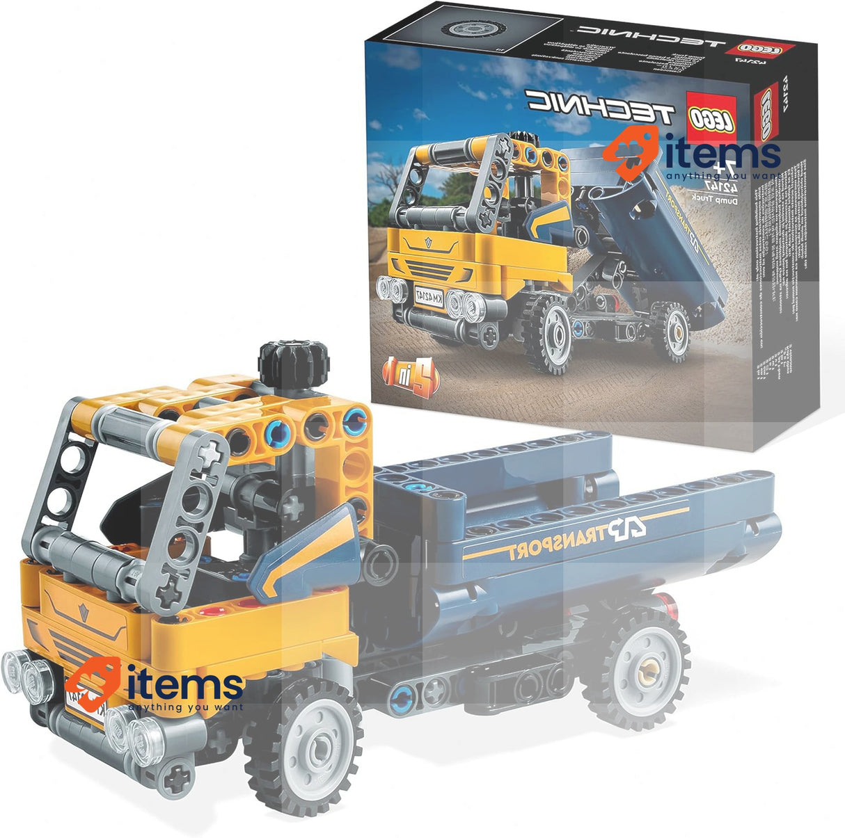 LEGO Technic Dump Truck Toy 2in1 Set Construction Vehicle Model Engineering Toy