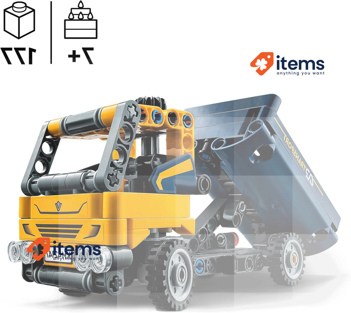 LEGO Technic Dump Truck Toy 2in1 Set Construction Vehicle Model Engineering Toy