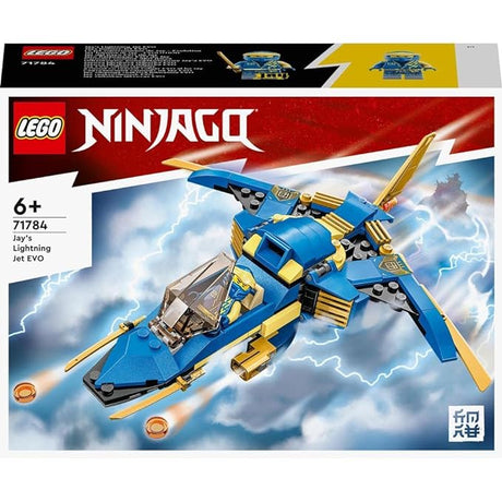 LEGO NINJAGO Jay's Lightning Jet EVO 71784 Building Toy Set (146 Pcs)