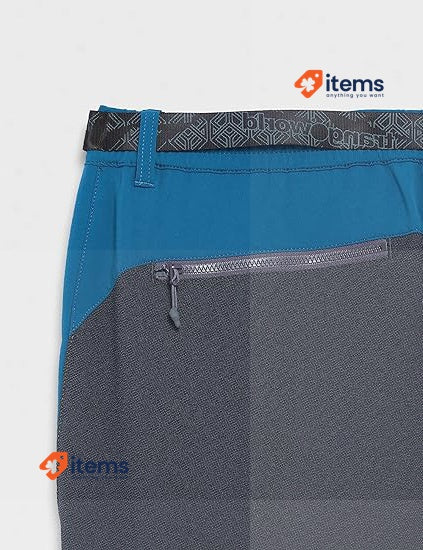 TRANGO Men's Pant Long Prote Pull On Trousers Machine Wash Blue XL Vn Clothing