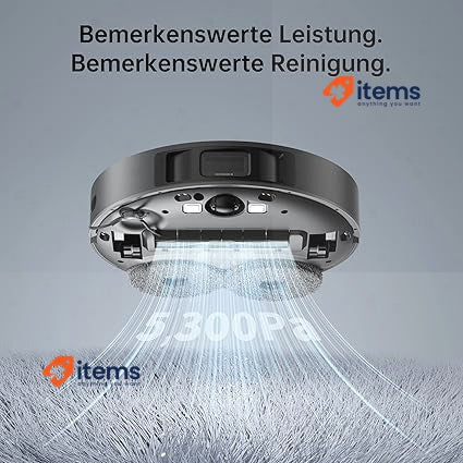 dreame L10s Pro Robot Vacuum Cleaner Washer 2 in 1 Grey Sans Noir
