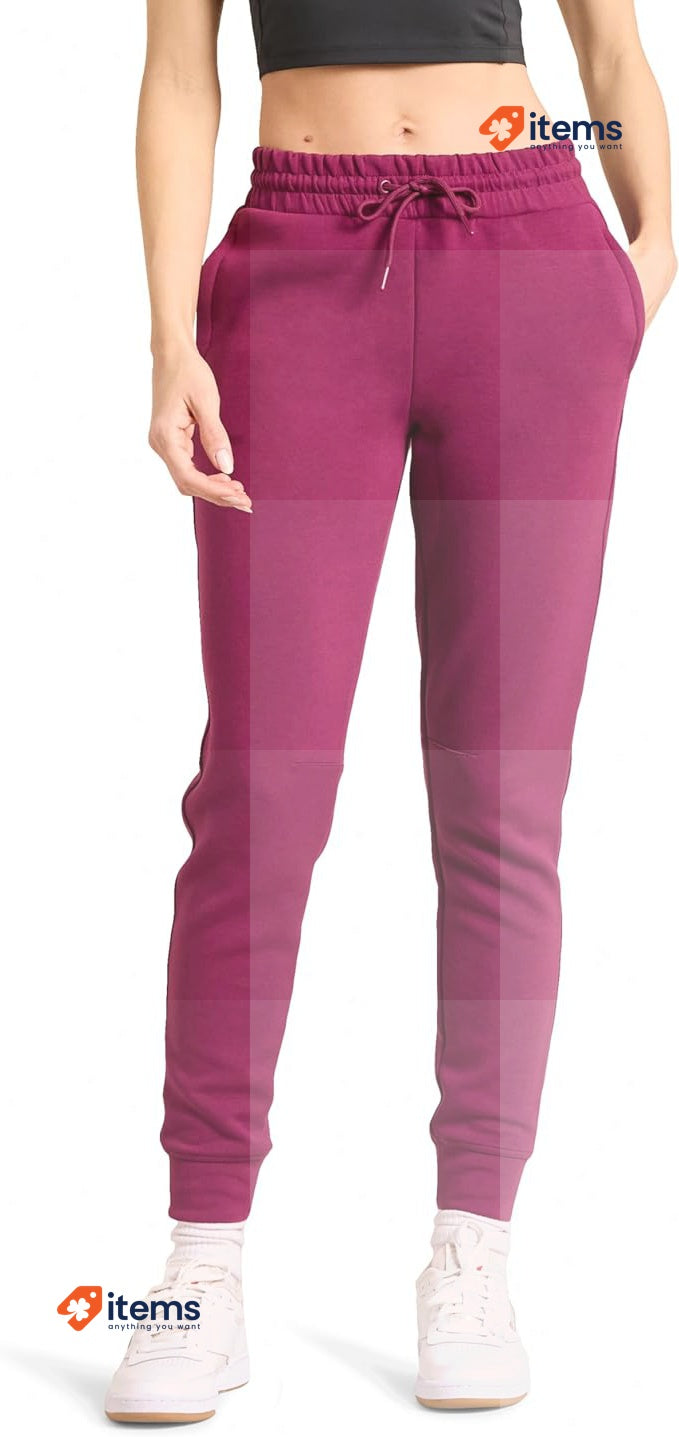 Amazon Essentials Women's Active Sweat Relaxed - Fit Joggers Plum XL Relaxed-Fit