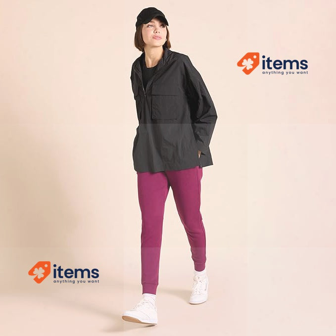 Amazon Essentials Women's Active Sweat Relaxed - Fit Joggers Plum XL Relaxed-Fit