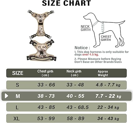 Arnes Dog Harness For Big/Medium/Small Training