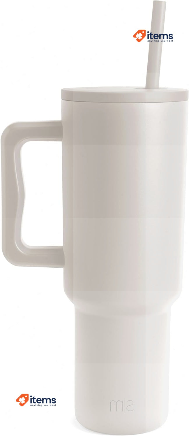 Simple Modern Tumbler 40 oz with Handle and Straw, Insulated Stainless Steel