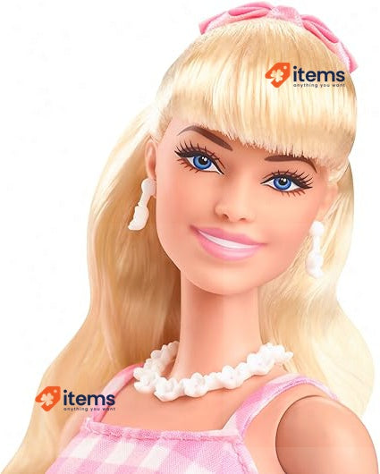 Barbie The Movie Doll, Margot Robbie as Collectible Doll Wearing Pink and White