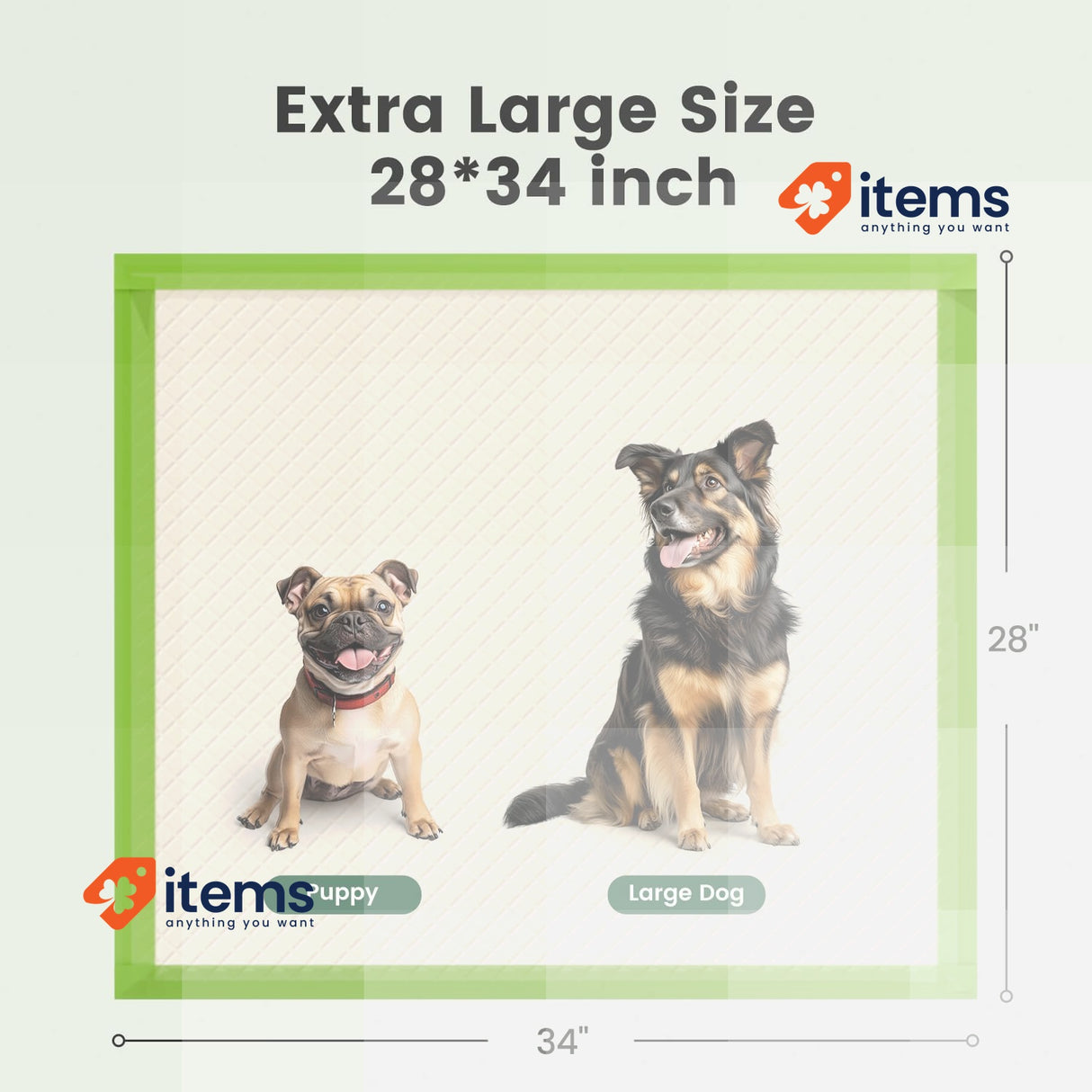 Gardner Pet Extra XLarge Puppy Pads 73x119cm Super Absorbent Training Pads 6