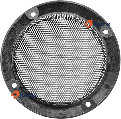 PATIKIL 3" 95mm Speaker Grill Cover Net Circle Guard Protection, Black 2pcs