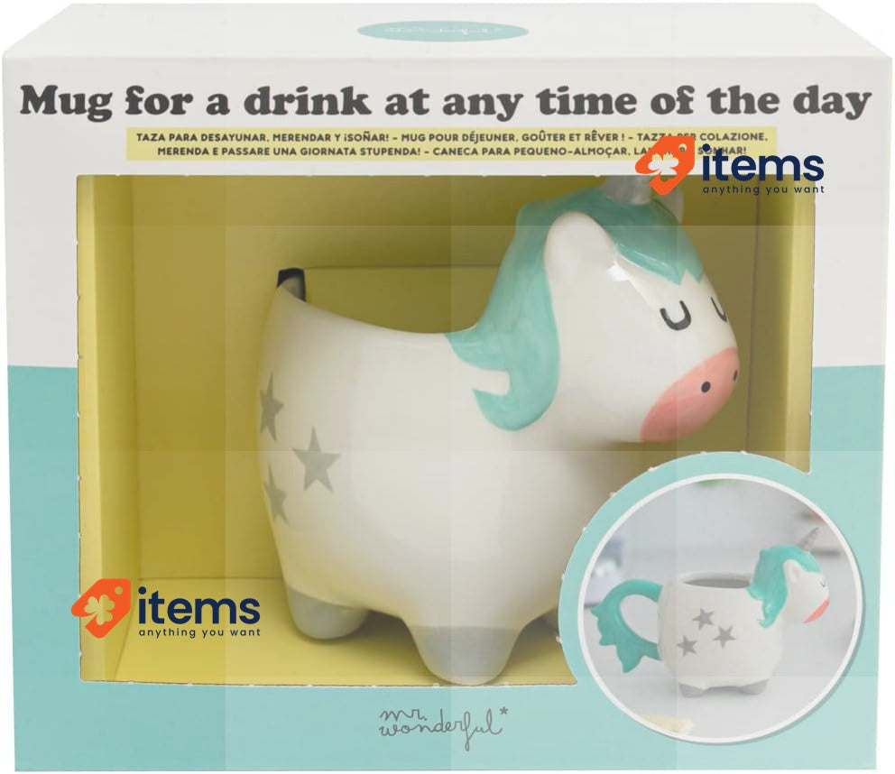 Mr. Wonderful - Ceramic Mug, Magic Collection - Unicorn, WOA2212389SMZ1