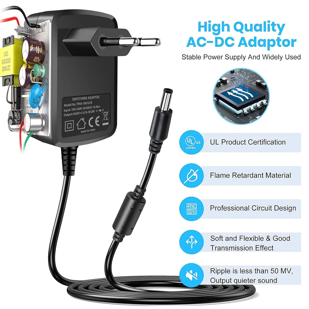30W Power Cord Charger Replacement