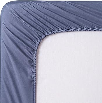 Todocama - Fitted sheet made from extra soft brushed microfibre Light Grey