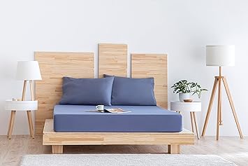 Todocama - Fitted sheet made from extra soft brushed microfibre Light Grey