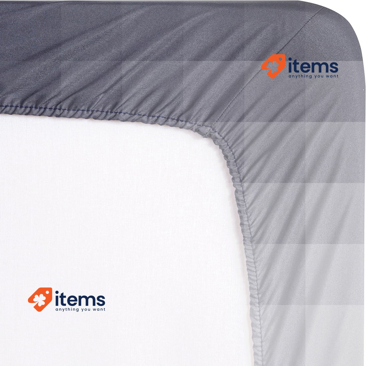 Todocama Fitted Sheet Extra Soft Brushed Microfibre (90 x 190/200 cm Dark Grey)
