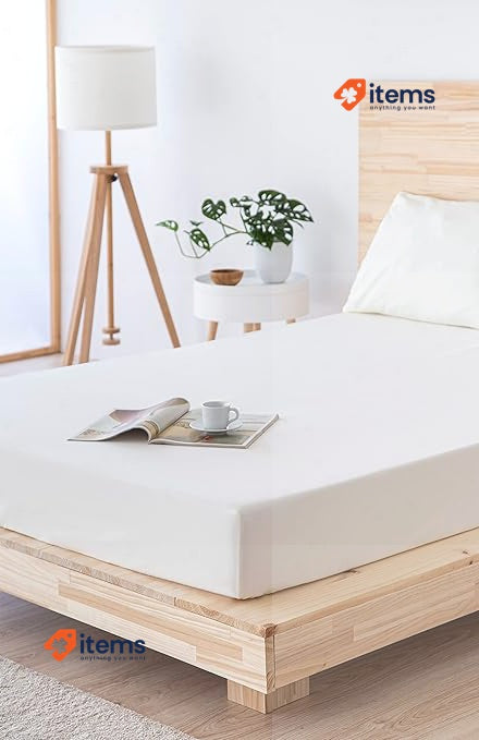 Todocama Extra Soft Brushed Microfibre Fitted Sheet Bed 150 X 190/200 Cm Beige