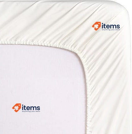 Todocama Extra Soft Brushed Microfiber Fitted Sheet Bed 105 x 190/200 cm, Beige