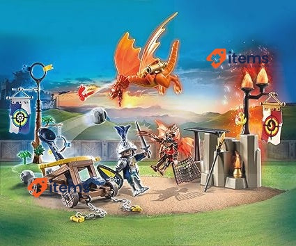 Playmobil Novelmore vs. Burnham Raiders Battle Arena 71210 4 years Knights Yard