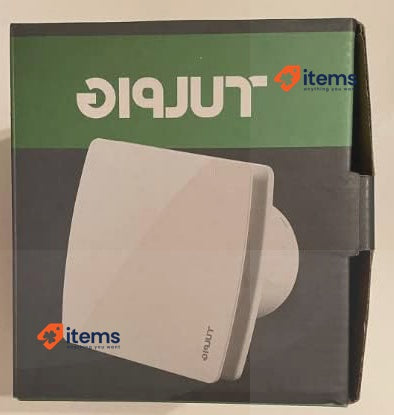 Extractor Fan By TULPIG Bathroom 100mm - 24db White High Quality & Durable