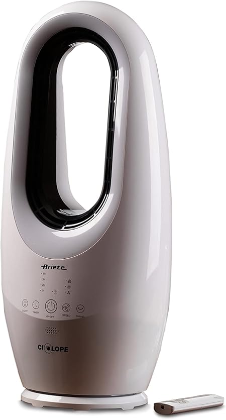 Ariete 804 Digital Ciclope Fan, No blades, 45W White