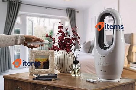 Ariete 804 Digital Ciclope Fan, No Blades, 45W White - 45 W, W Portable Fans