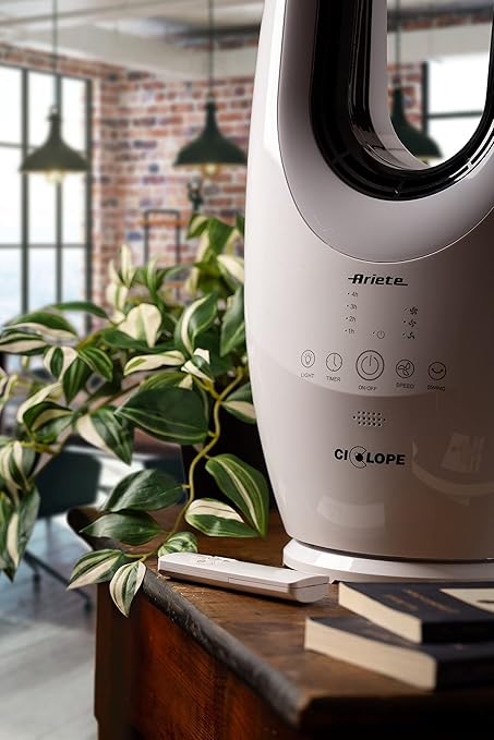 Ariete 804 Digital Ciclope Fan, No blades, 45W White
