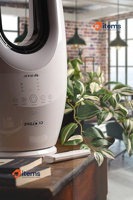 Ariete 804 Digital Ciclope Fan, No Blades, 45W White - 45 W, W Portable Fans