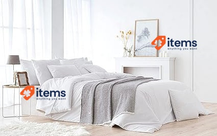 Todocama - Extra Soft Cotton Blanket 180 x 240 cm, Dark Grey Four Seasons Sofa
