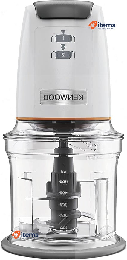 Kenwood EasyChop CHP61.000WH, Four Lame Trial, 0.5L Bowl, Pressure Drive White