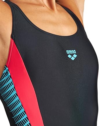 Arena Women's W Threefold V Back One Piece R One Piece Swimsuit Black