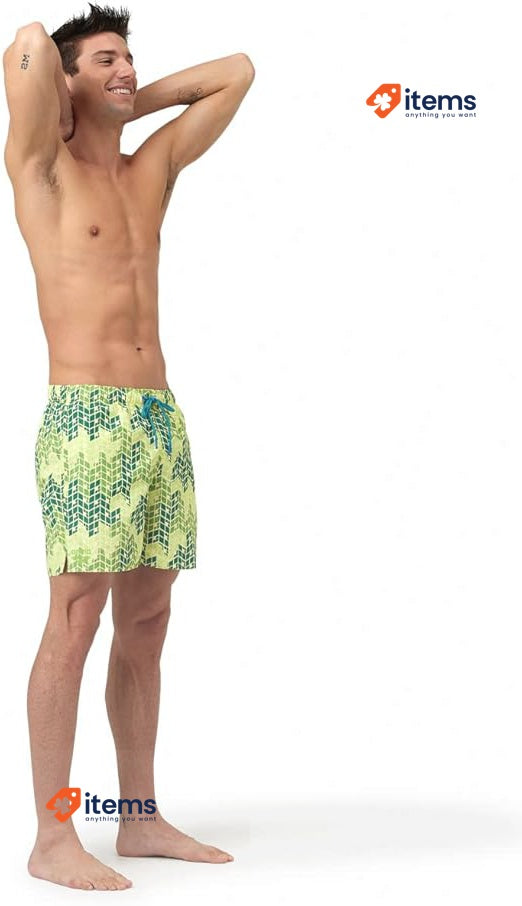 ARENA Men's Beach Boxer Allover Board Shorts Swimwear Swimming Sporting