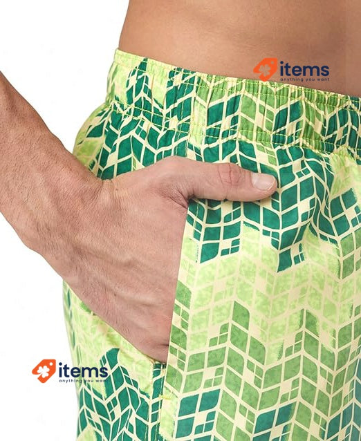 ARENA Men's Beach Boxer Allover Board Shorts Swimwear Swimming Sporting