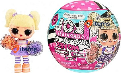 L.O.L. Surprise! All Star Sports Moves - Cheer- Surprise Doll Theme Gift Age 4+